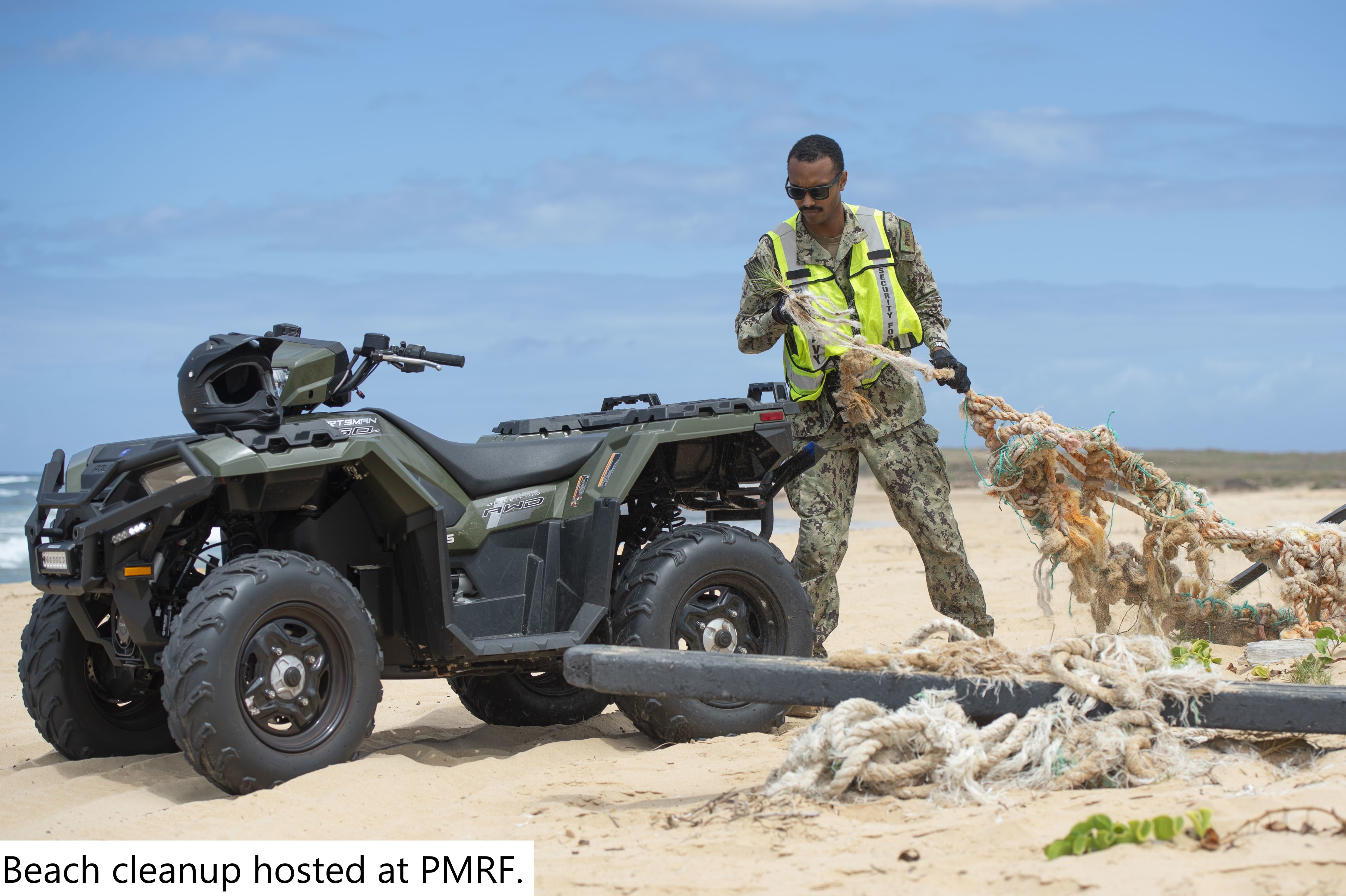 Beach cleanup hosted at PMRF.